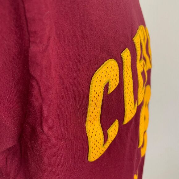 Adidas Cleveland Cavaliers NBA LeBron‎ James Short Sleeve Shirt Men’s Size Large - Picture 4 of 14